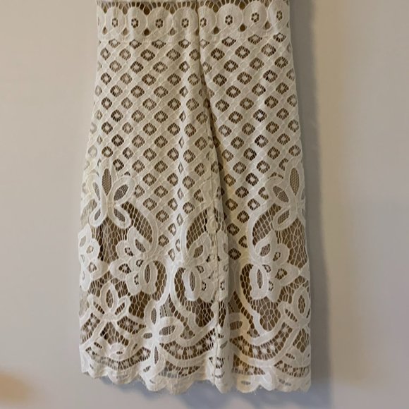 Halter Neck Lace Mini Dress - Picture 8 of 13